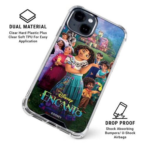 Disney Encanto Familia Poster iPhone 15 Clear Case